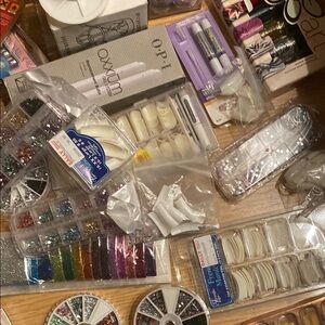 Assorted huge  Nail Art supplies lot